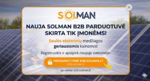 B2B Solman parduotuvė