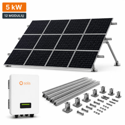 Saulės elektrinės komplektas 5 kW