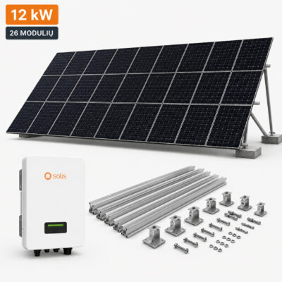Saulės elektrinės komplektas 12 kW