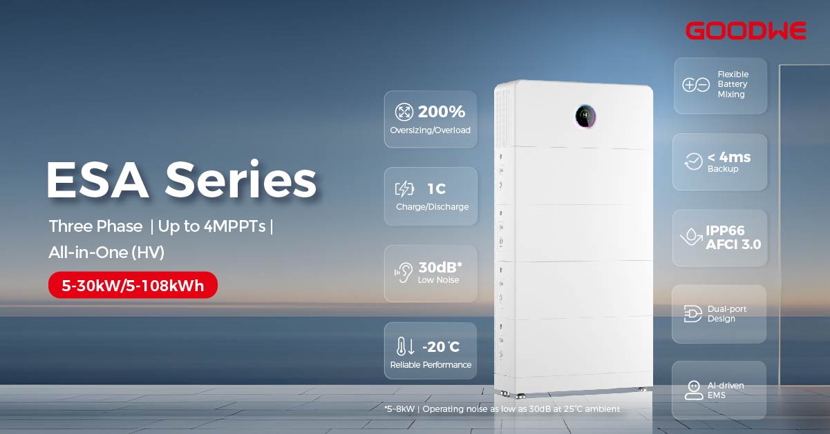 You are currently viewing Saulės elektrinė, su kuria galima pasikalbėti: GoodWe ESA All-in-One ir AI